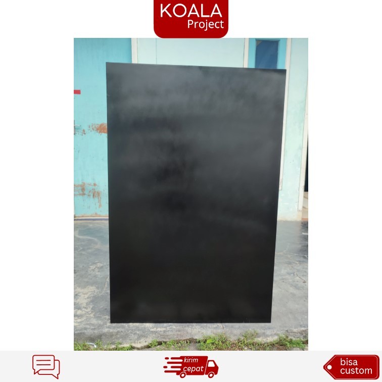 

FRAMELESS PAPAN TULIS KAPUR HITAM BLACKBOARD 80X120 CM TANPA FRAME - KOALA PROJECT