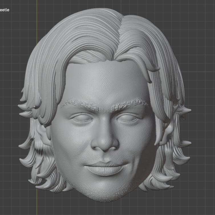 Headsculpt Head HS Jaime Reyes DC Blue Beetle Justice League Action Figure 008 Marvel Legends Vtoys 