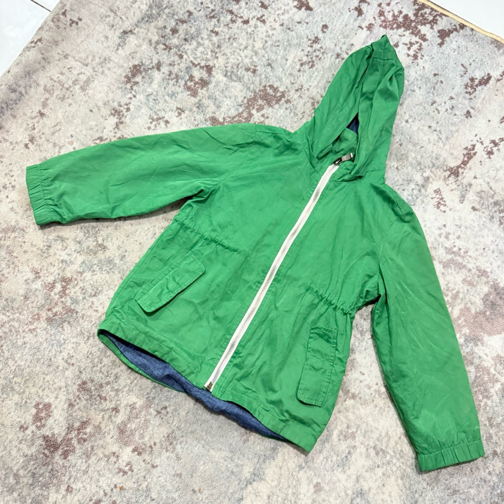 preloved Jacket outdoor hoodie anak zara 3-4 tahun