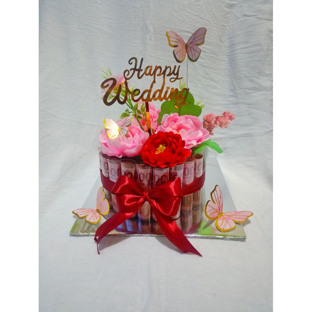 MONEY CAKE KOSONGAN/MONEY CAKE/KADO ULANGTAHUN/WEDDING