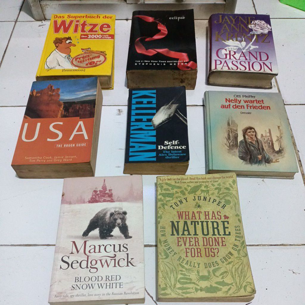 Novel Das superbuch witze.Eelipse - Stephanie Meyer. Grand passion - Jayne ann. USA the rough guide.