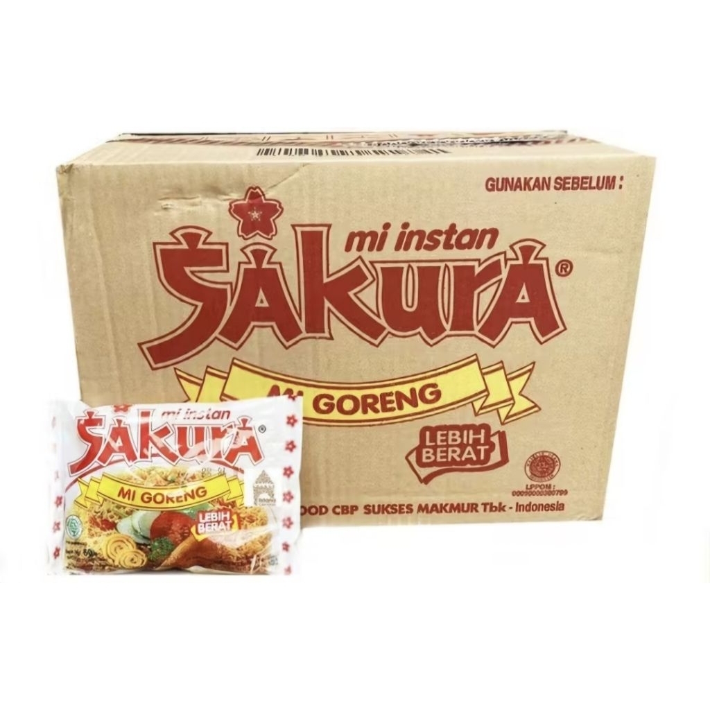 

Mie Sakura Goreng 1 dus isi 40