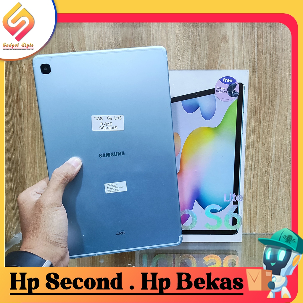 Samsung Tab S6 Lite Ram 4/64GB | Ram 4/128GB Second Resmi Gadget Style Store