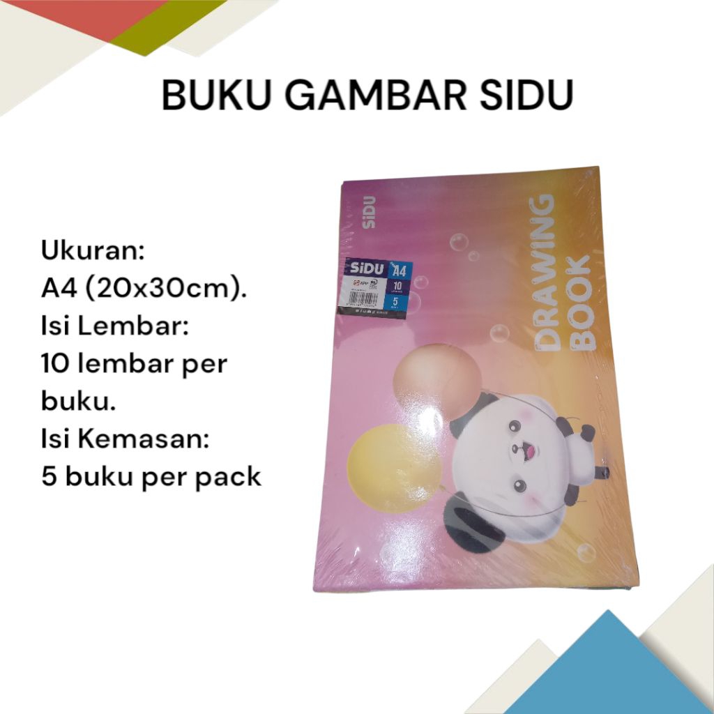 

Buku Gambar Sidu A4 isi 5 buku