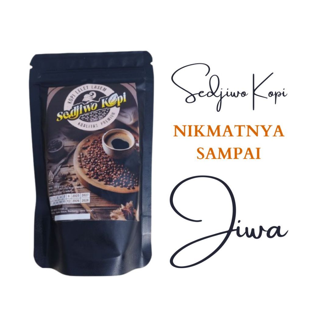 

Sedjiwo Kopi/Kopi Lelet/Kopi HItam/Kopi Bubuk/Kopi Nikmat