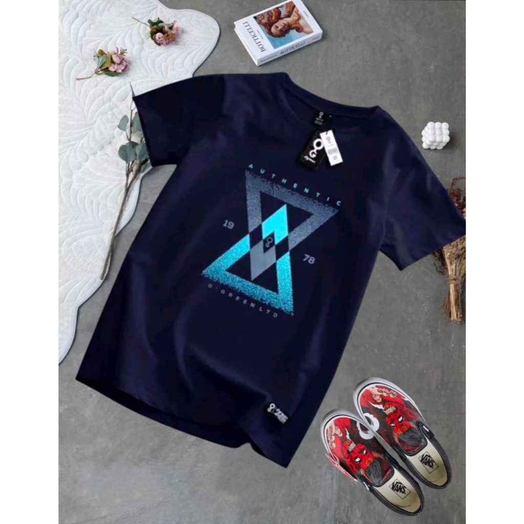 Kaos Pria D'Ogre Green LTD Kaos Distro Lengan Pendek