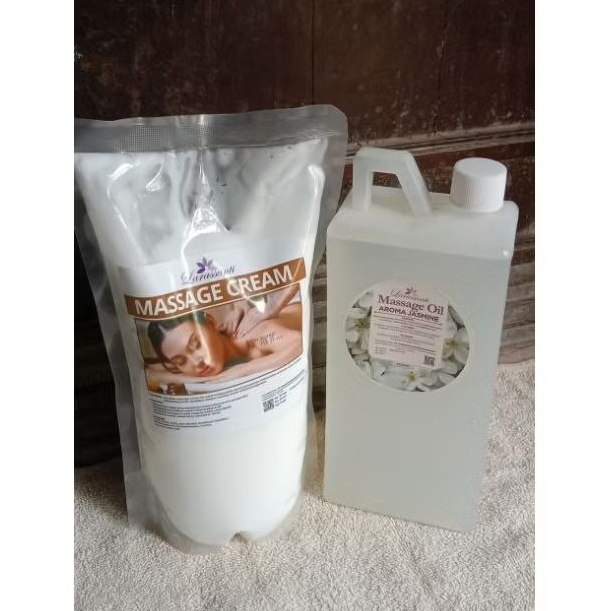 MASSAGE OIL & CREAM MASSAGE AROMA JASMINE / MINYAK PIJAT / MINYAK URUT / CREAM PIJAT