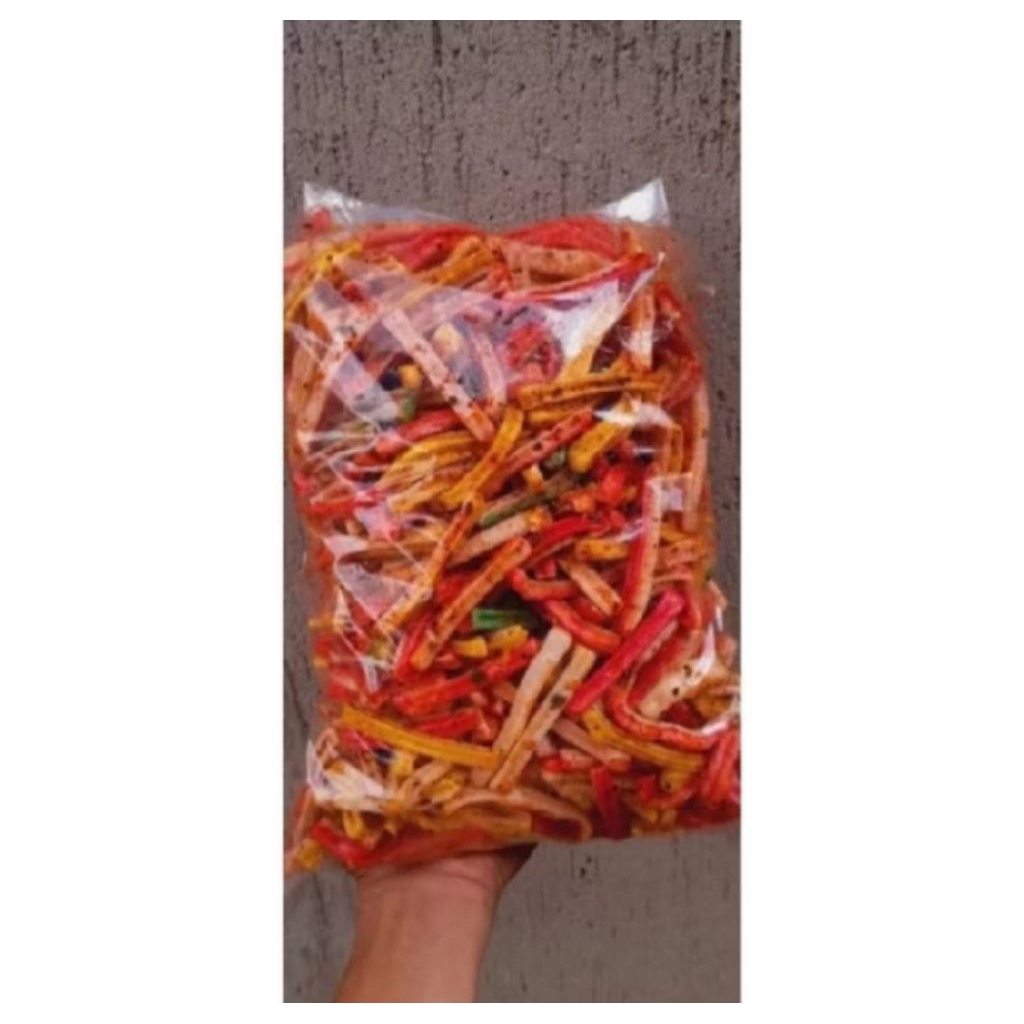 

KRUPUK SEBLAK JAAT BETON PEDAS DAUN JERUK /KRUPUK VIRAL