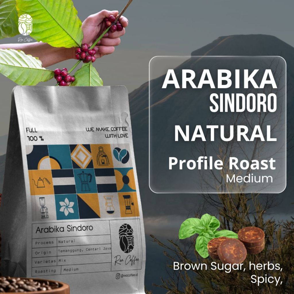 

Arabika Sindoro Natural Single Origin Roasted Bean | Premium Quality