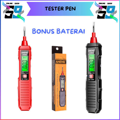 Tespen Listrik? Tespen Listrik Digital? Obeng Tespen Listrik Digital Multimeter Pen Tester Obeng Min