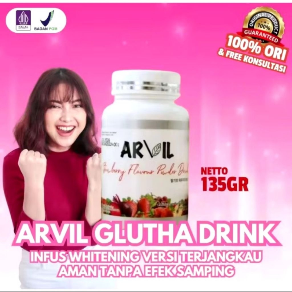 

Arvil collagen Solusi Ampuh Untuk Mencerahkan Badan Dan Wajah HALAL & BPOM