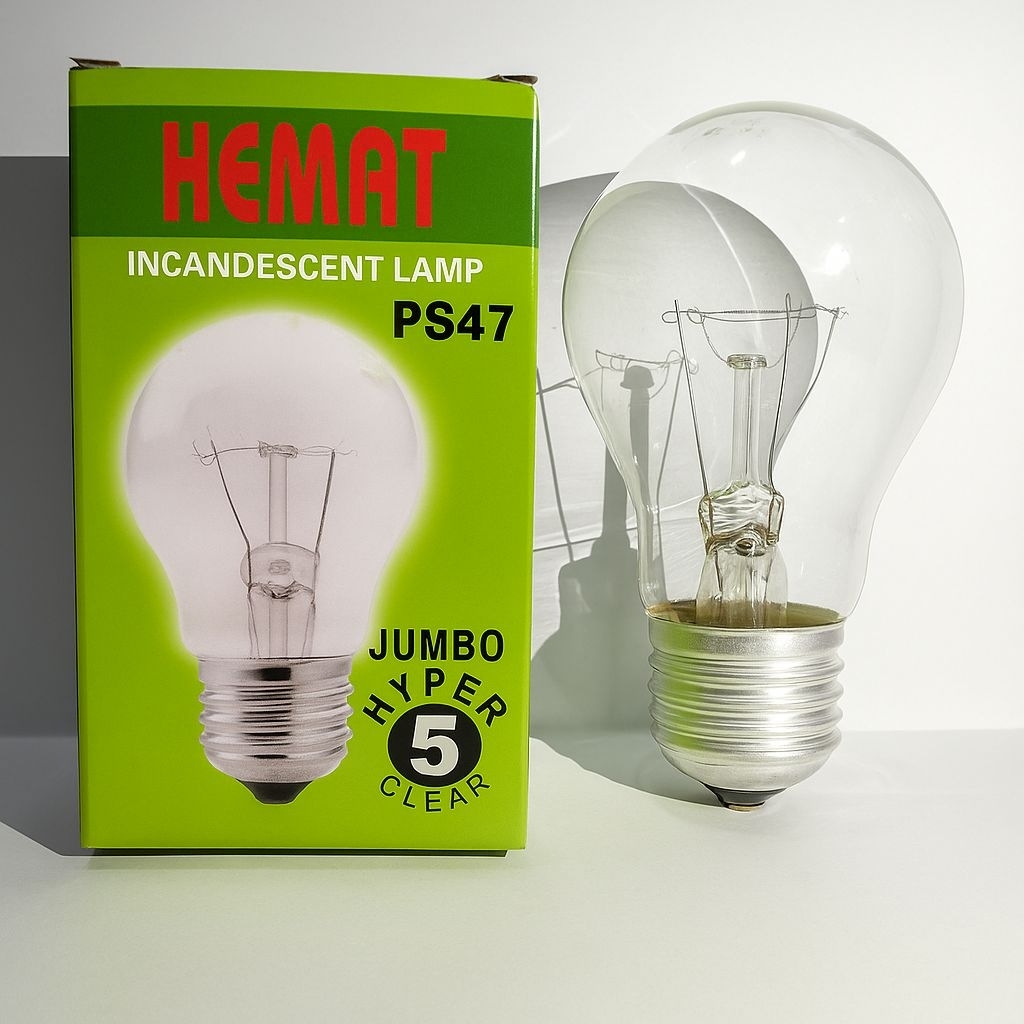 (10 PCS) Lampu Pijar Bohlam hemat 5 watt - Lampu bohlam ayam - Lampu Kuning