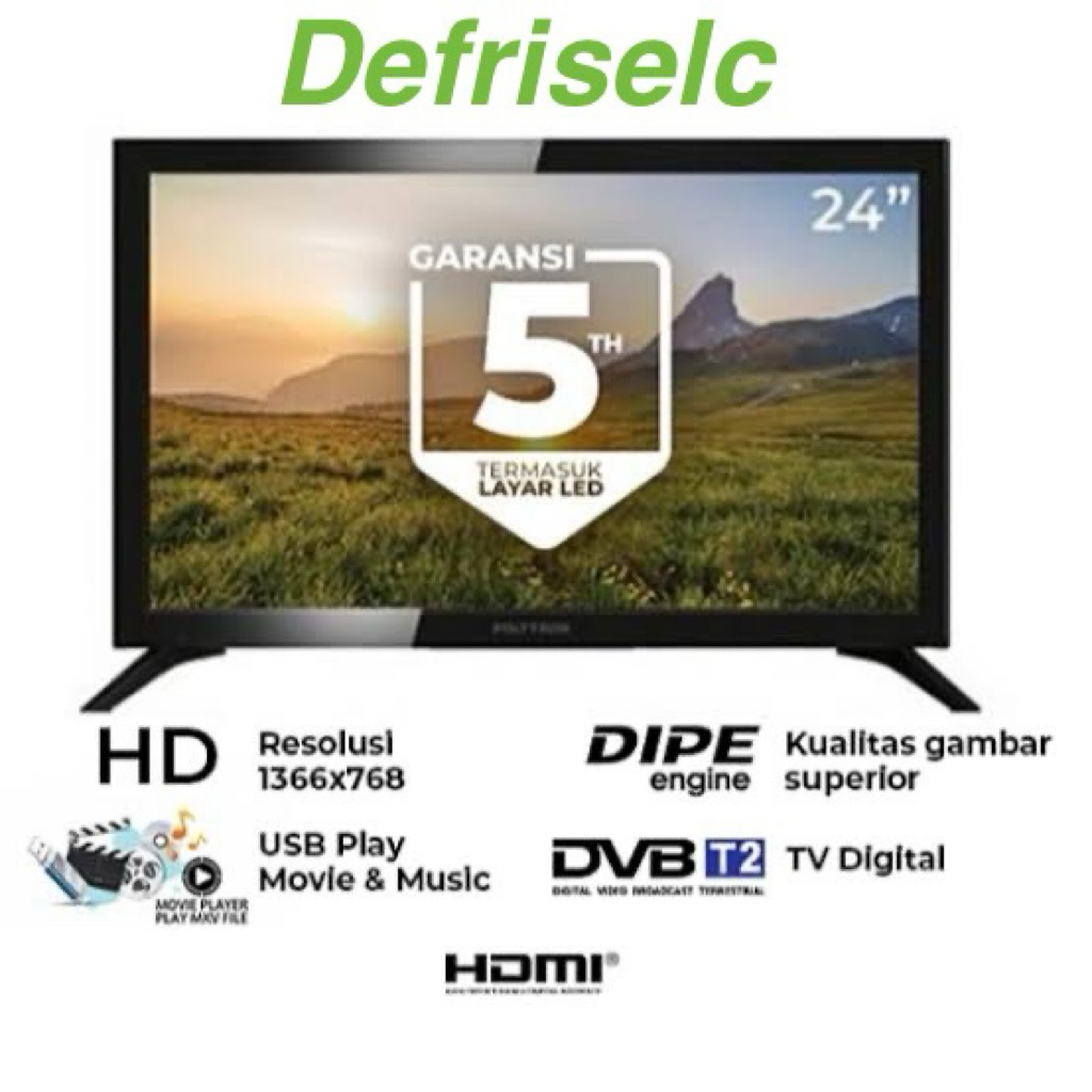 tv digital polytron 24 inch tv polytron 24v1853