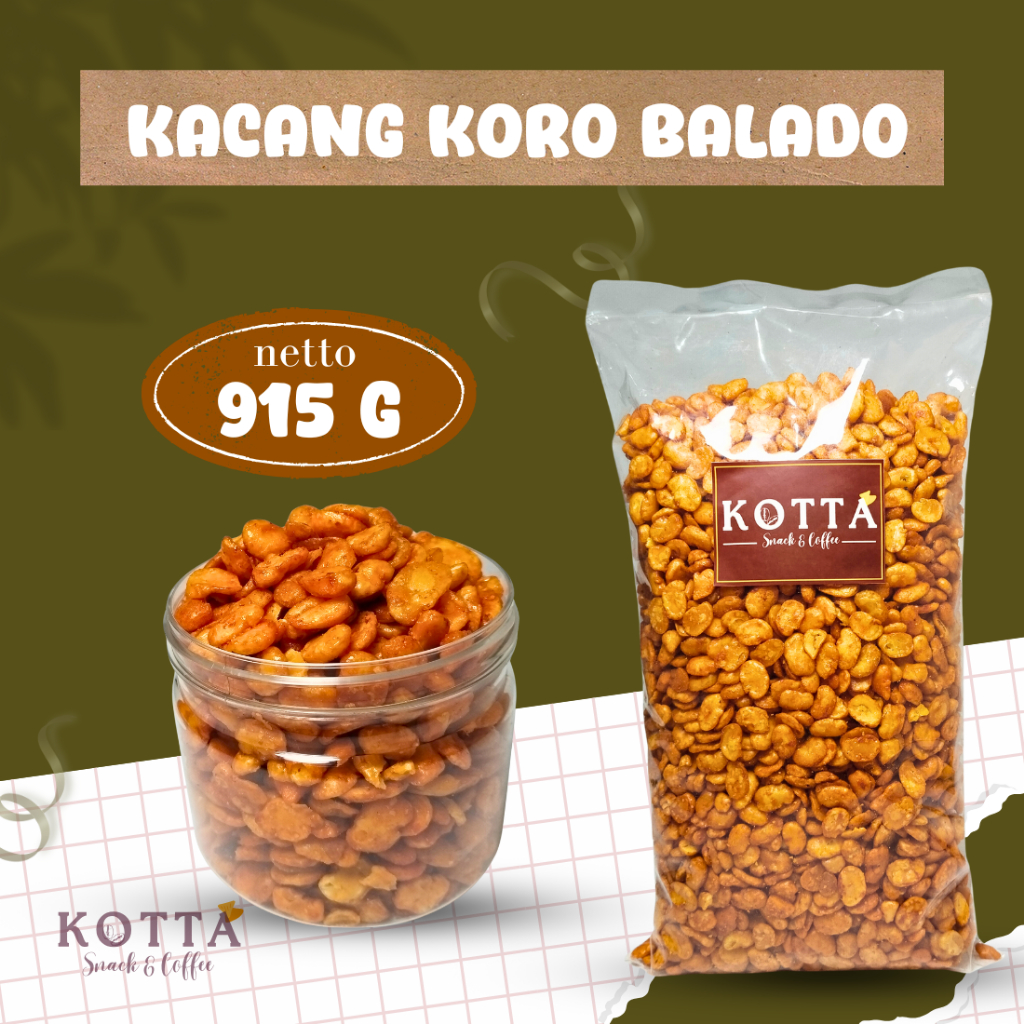 

Kacang Koro Balado 915 gram