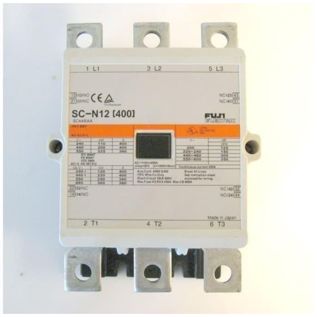 Kontaktor / Contactor Fuji SC-N12 SCN12 110V 220V 380V AC Coil