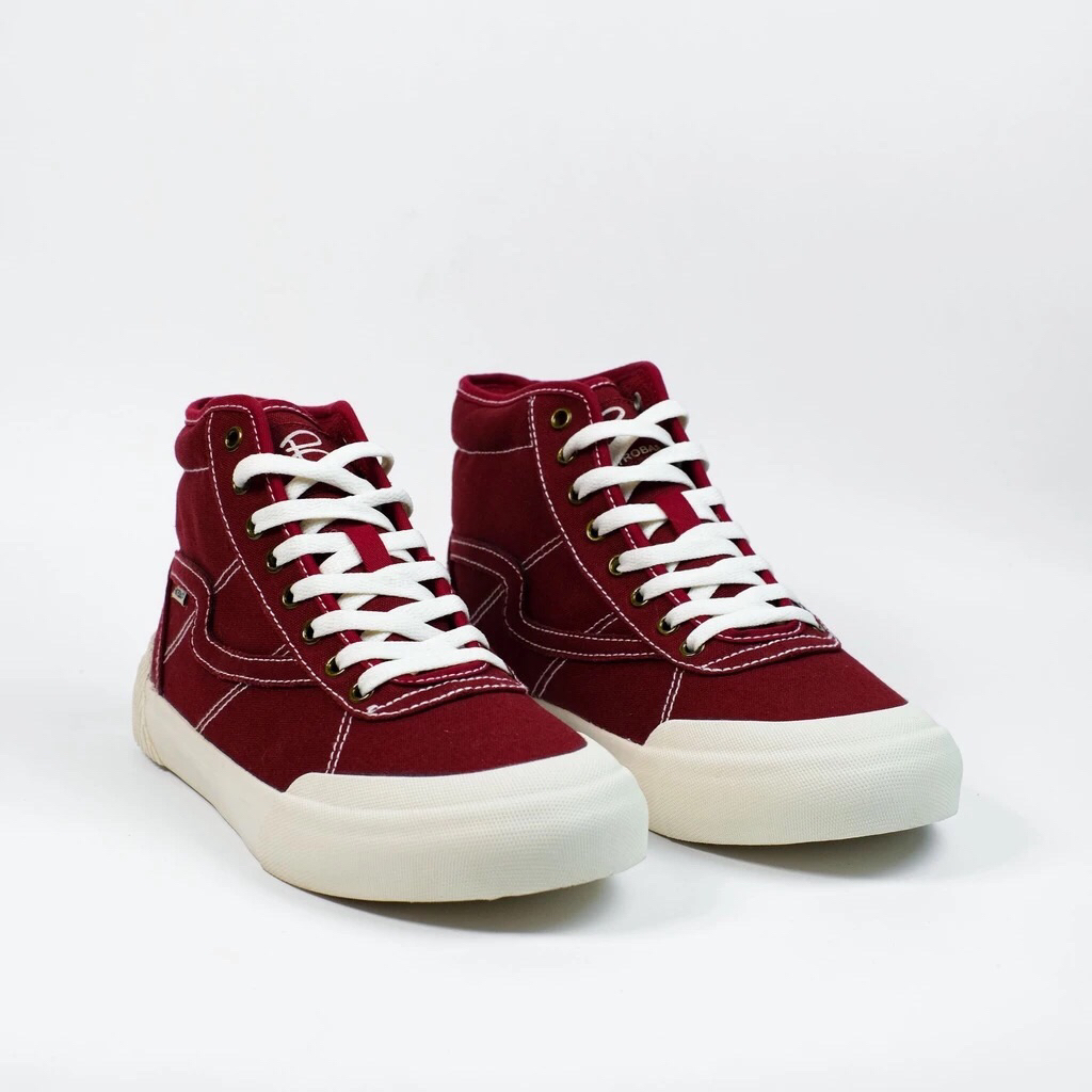 Sepatu Patrobas Equip High Warna Maroon Size 43 Dan 44