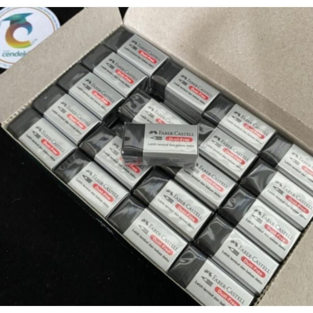 

penghapus eraser pensil faber castle hitam kecil