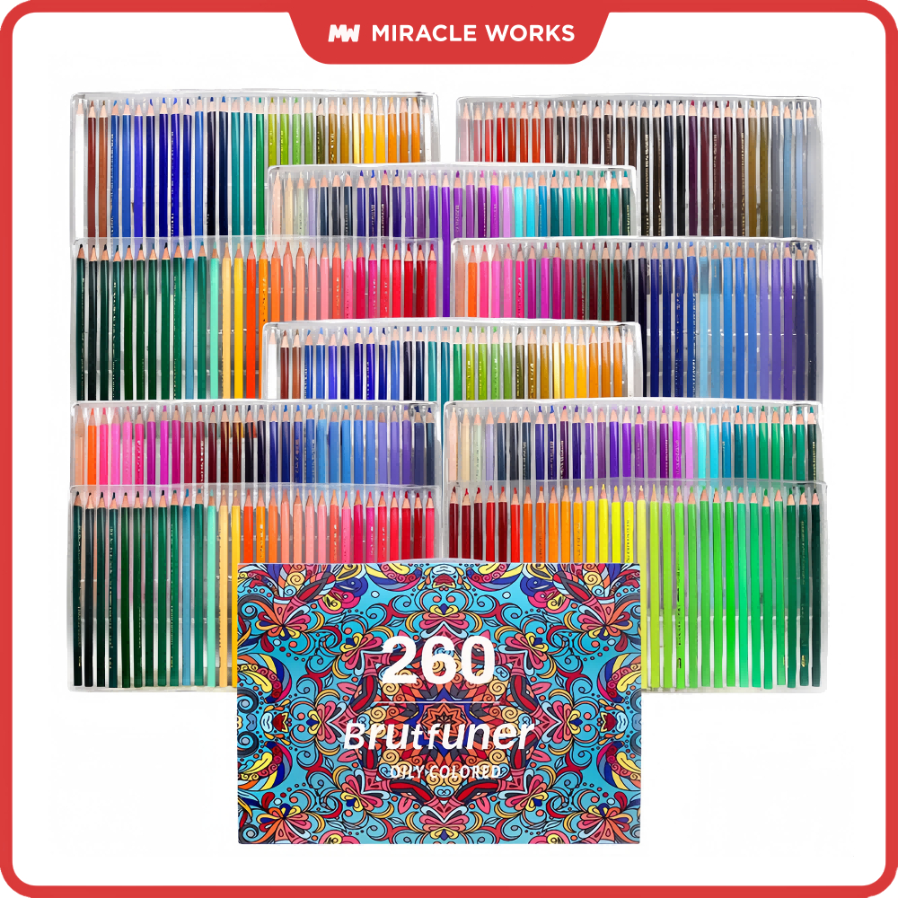 

MW Brutfuner Pensil Warna Oil Pastel Original Pensil 120/180/260/520 Warna
