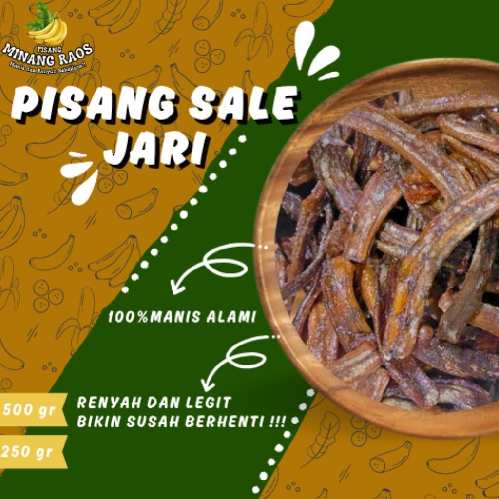 

Sale Pisang Jari Premium – Renyah Manis Alami | 250gr & 500gr