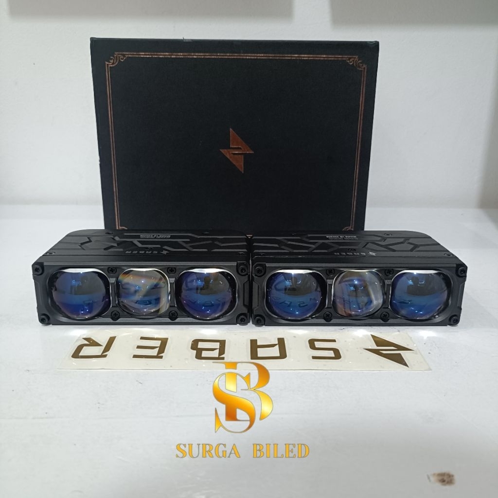 SABER SR3 EVO NEW MINI PROJIE LED PROJECTOR FOGLAMP LAMPU MOBIL