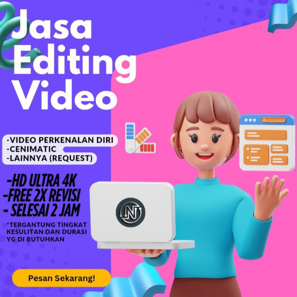 JASA EDITING VIDEO/FOTO untuk VLOG,TUG4S&LAINNYA KUALITAS HD4K ULTRA SIAP DALAM 1-2 HARI