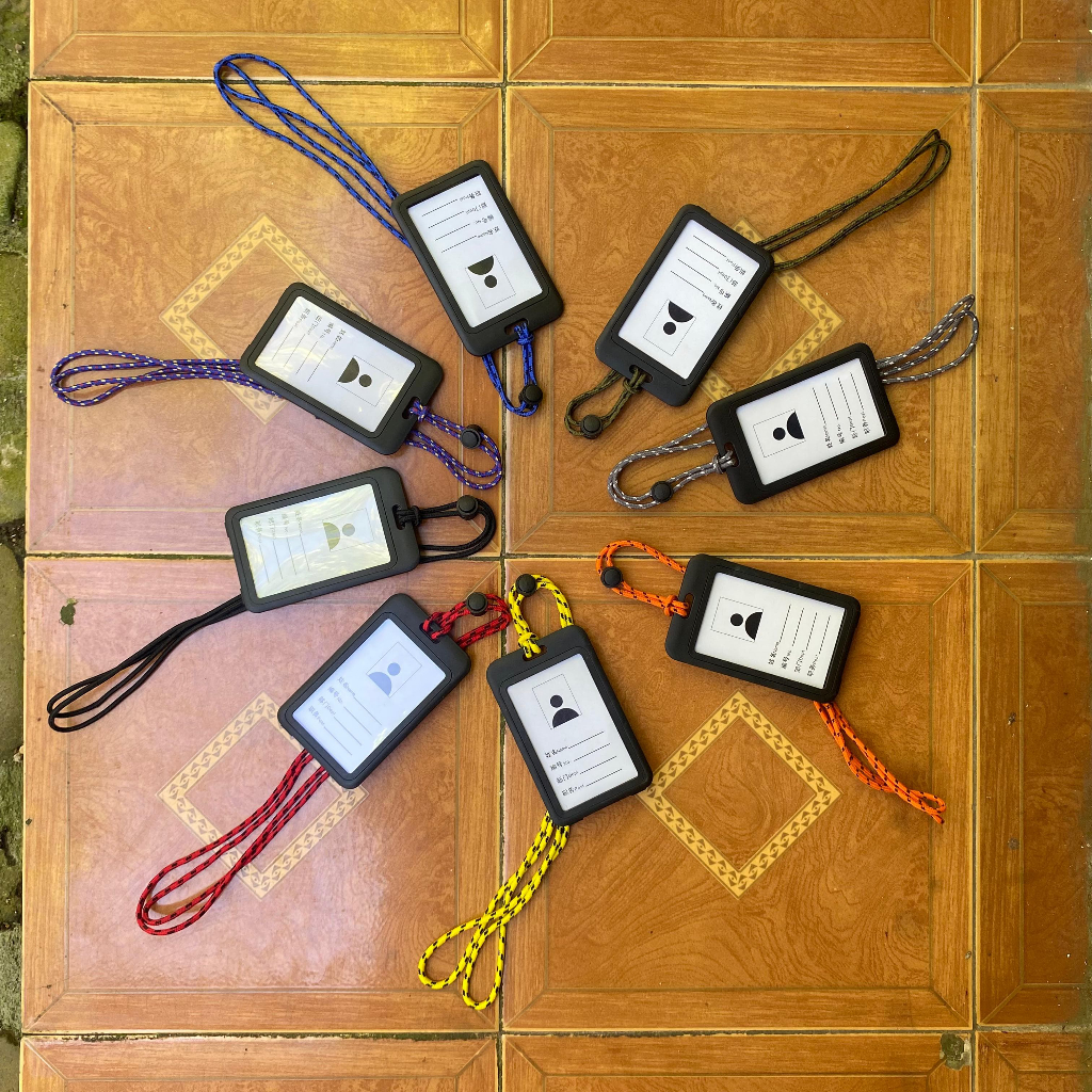 

Lanyard ID CARD | Lanyard 2 Sisi | Name Tag | Name Tag Kantor Tali Prusik 3mm