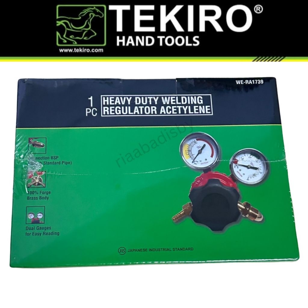 HEAVY DUTY WELDING REGULATOR ACETYLENE 40 BAR TEKIRO || REGULATOR ACETYLENE 40 BAR TEKIRO