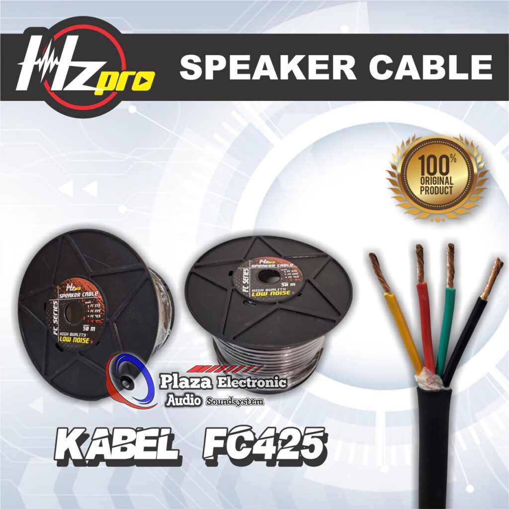 KABEL SPEAKER HZ Pro 4 X 2.5 FC-425 Kabel Spiker Isi 4 X 2.5 FC 425 1 Roll Original