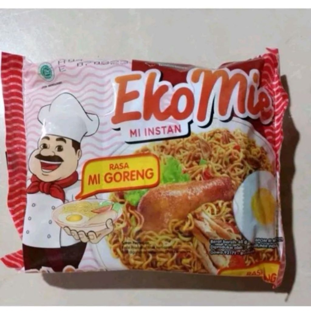 

Eko mie goreng kemasan 60g