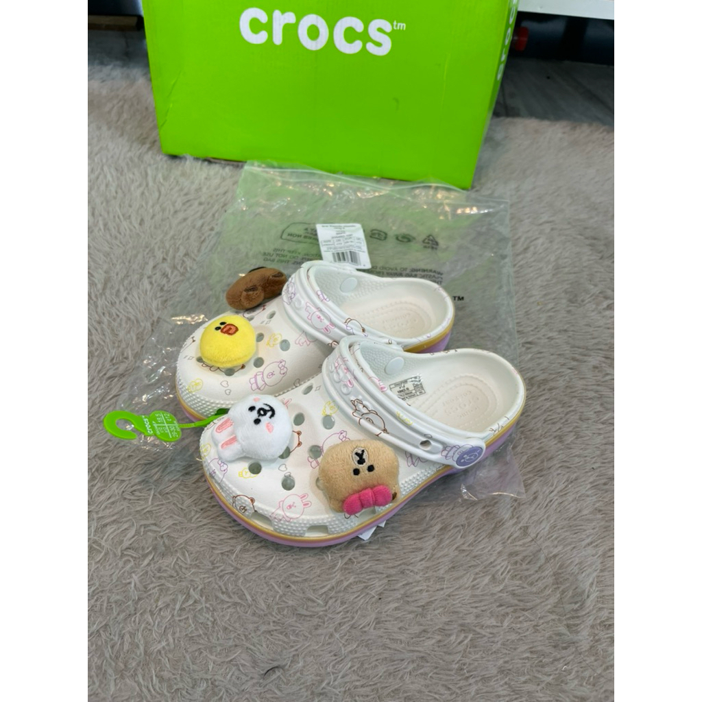 Sandal Anak Crocs Classic Line friend Clog / Crocs Classic Line friend Clog anak anak