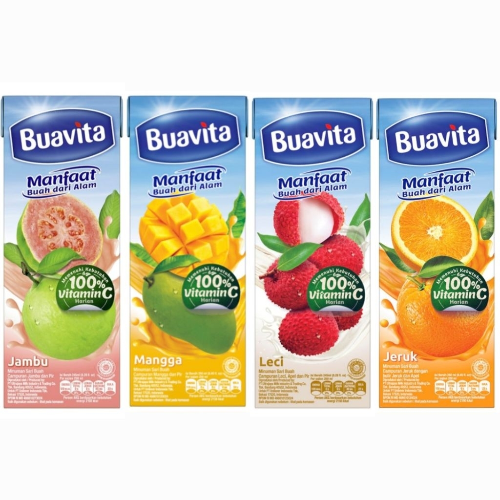 

Buavita Minuman Sari Buah 245 ml