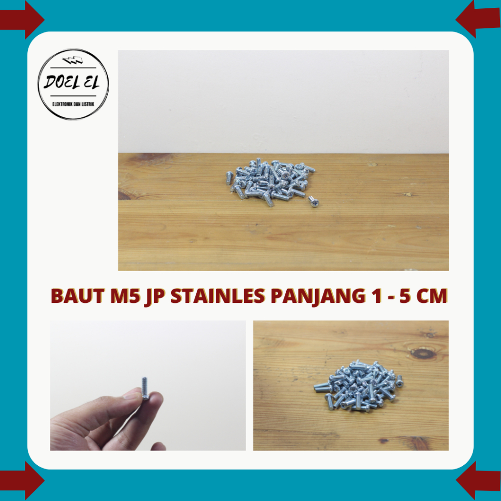BAUT JP M4 4MM X 15MM | 50MM BAUD OBENG PLUS