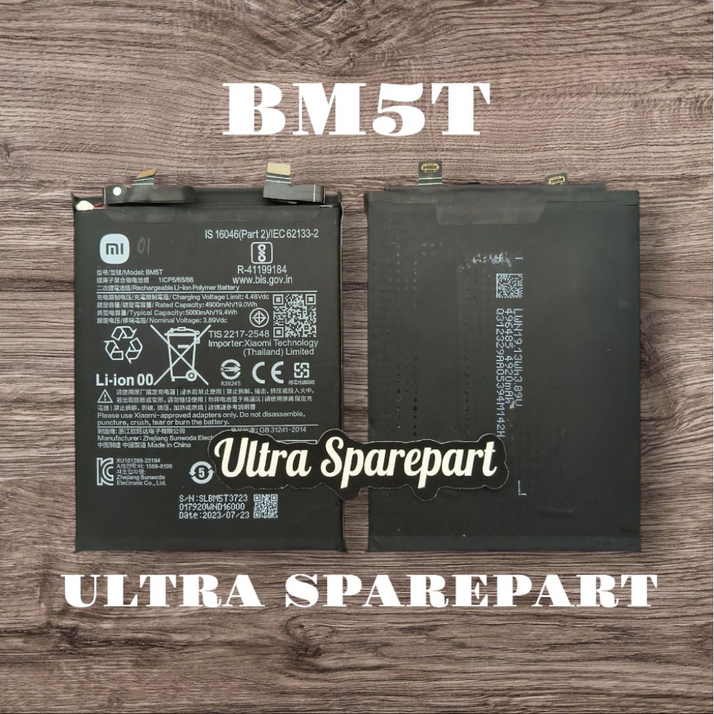 BATRE BATTERY BATERAI BM5T XIAOMI 13T / XIAOMI REDMI NOTE 13 4G / POCO M6 PRO 4G / POCO X6 PRO 5G OR