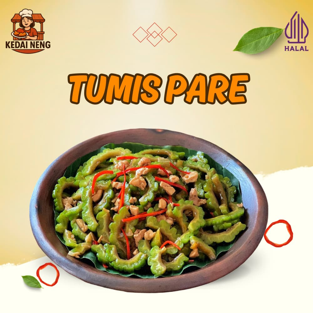 

Oseng pare udang rebon makanan rumahan halal siap makan fresh