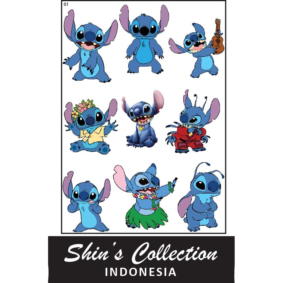 

Sticker stiker Stitch disney cartoon movie 1 pc