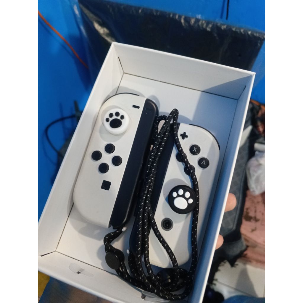 Joycon nintendo switch oled second/bekas