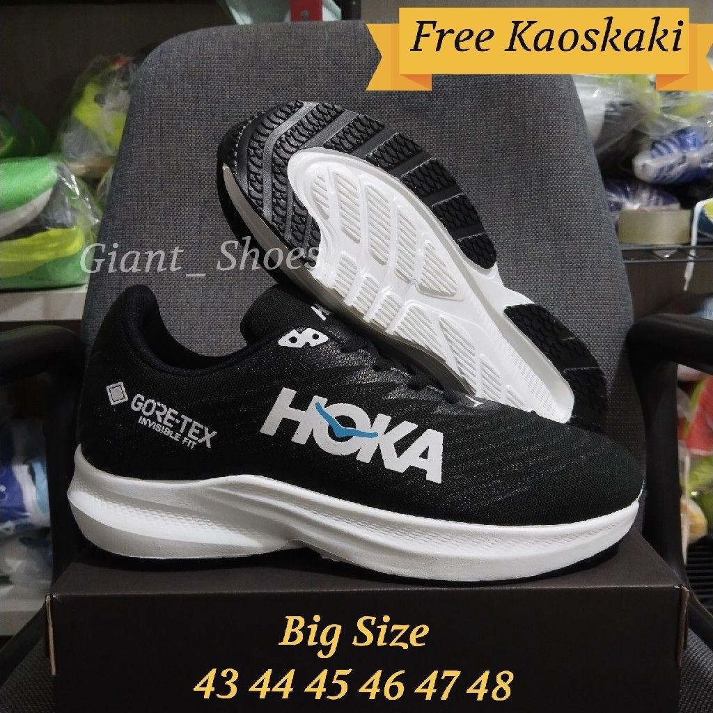 SEPATU RUNNING JUMBO BIG SIZE 43 44 45 46 47 48 SEPATU HOKA PRIA
