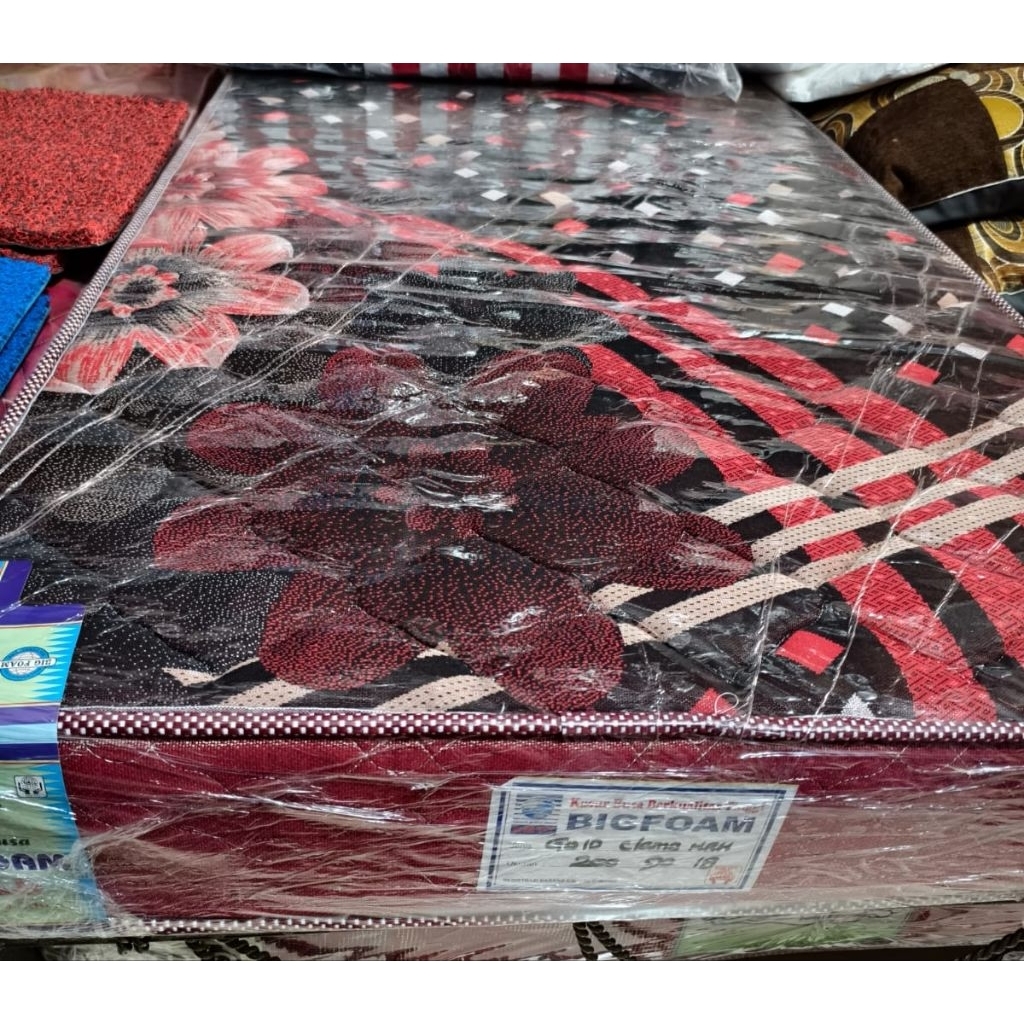 Kasur Busa BIG FOAM GOLD Tanpa Per Quilting Tebal 18 Cm Garansi 10 Tahun Promo