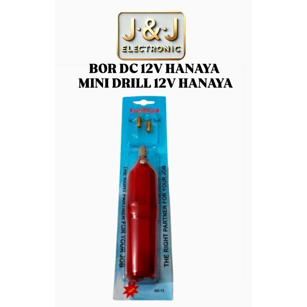 BOR DC 12V HANAYA BOR PCB MINI DRILL BOR TANGAN MINI HAND DRILL