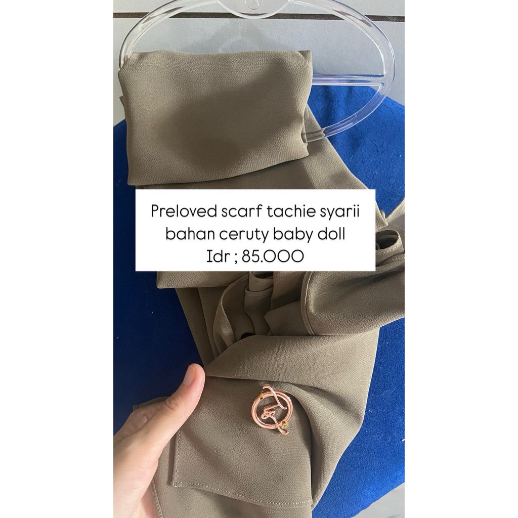 preloved scarf tachi syarii