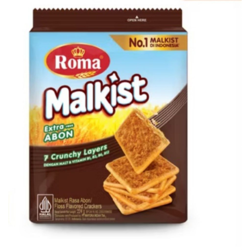 

ROMA Malkist Abon Crackers renceng