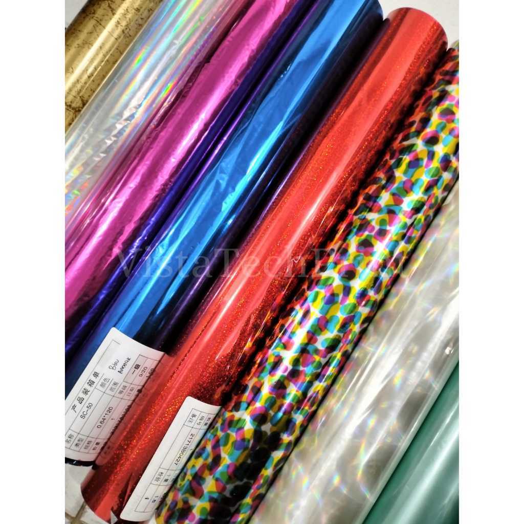 

JUAL STIKER HOLOGRAM FOIL HOLOGRAM HOT STAMPING FOIL MOTIF | POLOS MURAH