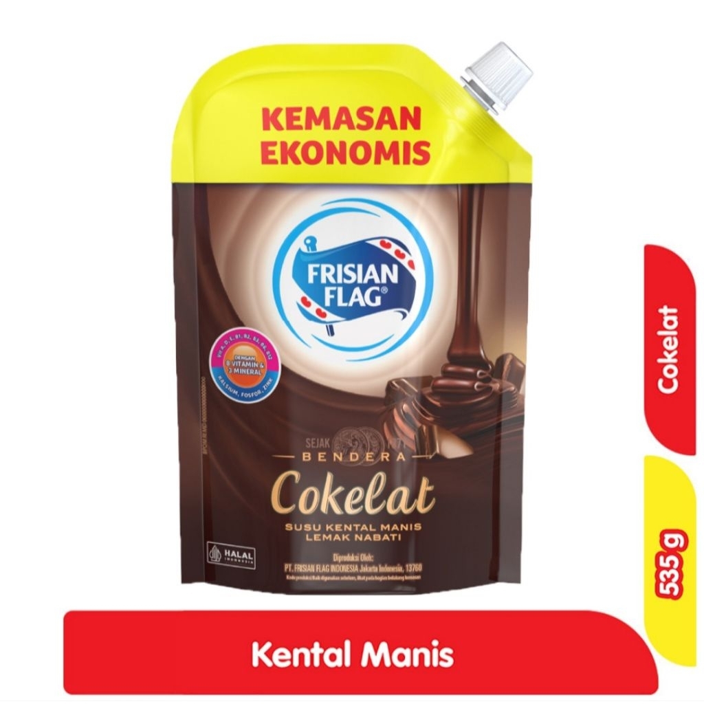 

Frisian Flag Khimer Kental Manis Coklat 535g