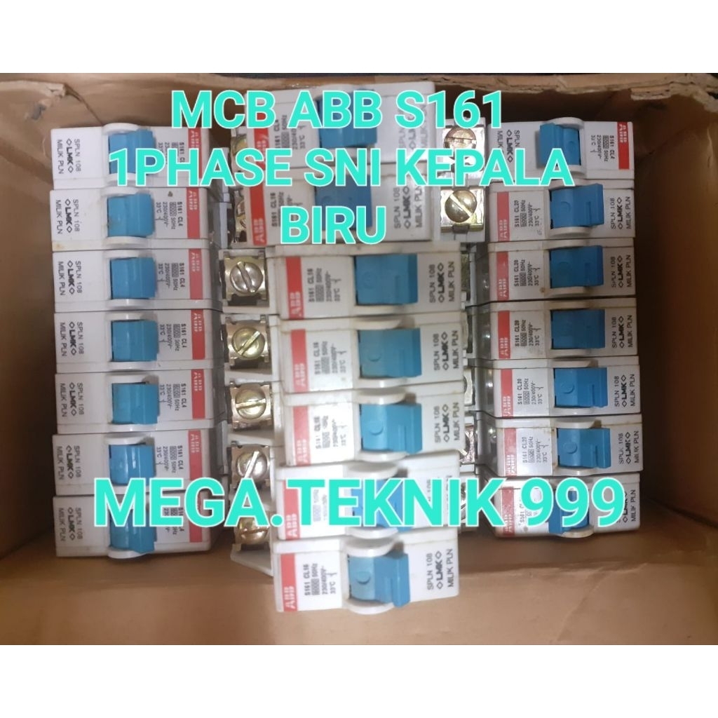 MCB ABB PLN 1PHASE S161 MCB PLN 1PHASE S161