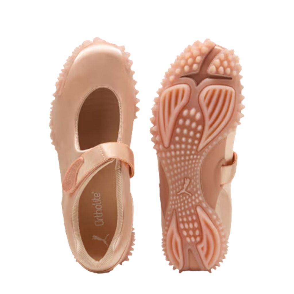 PUMA MOSTRO FEY SATIN Jasmin Pink Slip-on Sneakers Sepatu Wamen Original