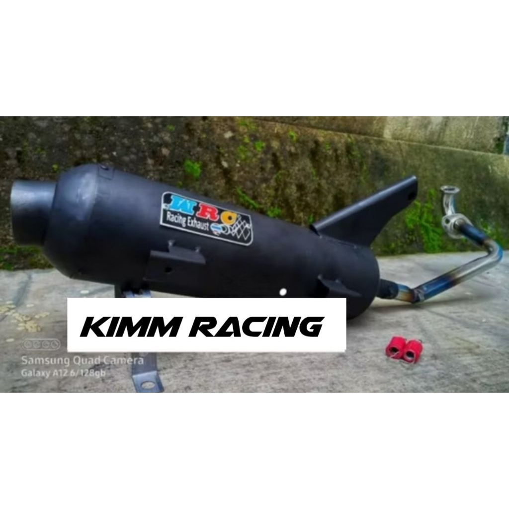 Knalpot tsugigi mber WRC leheran Bluemoon Baet Fi, Scoopy,Mio,Vario All matic