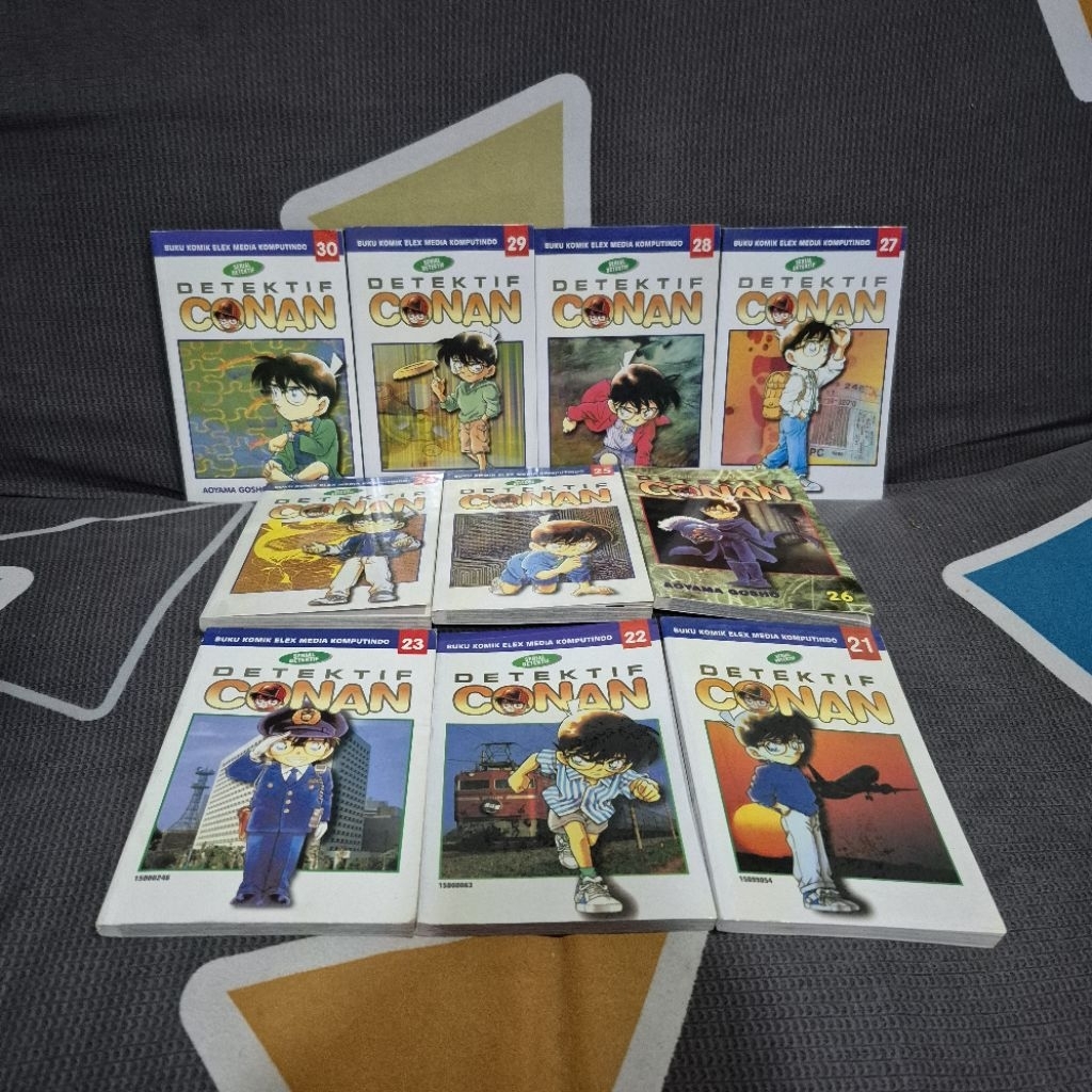 Paket Komik Detektif Conan Vol 21-30 Set Lengkap Fulset Fullset