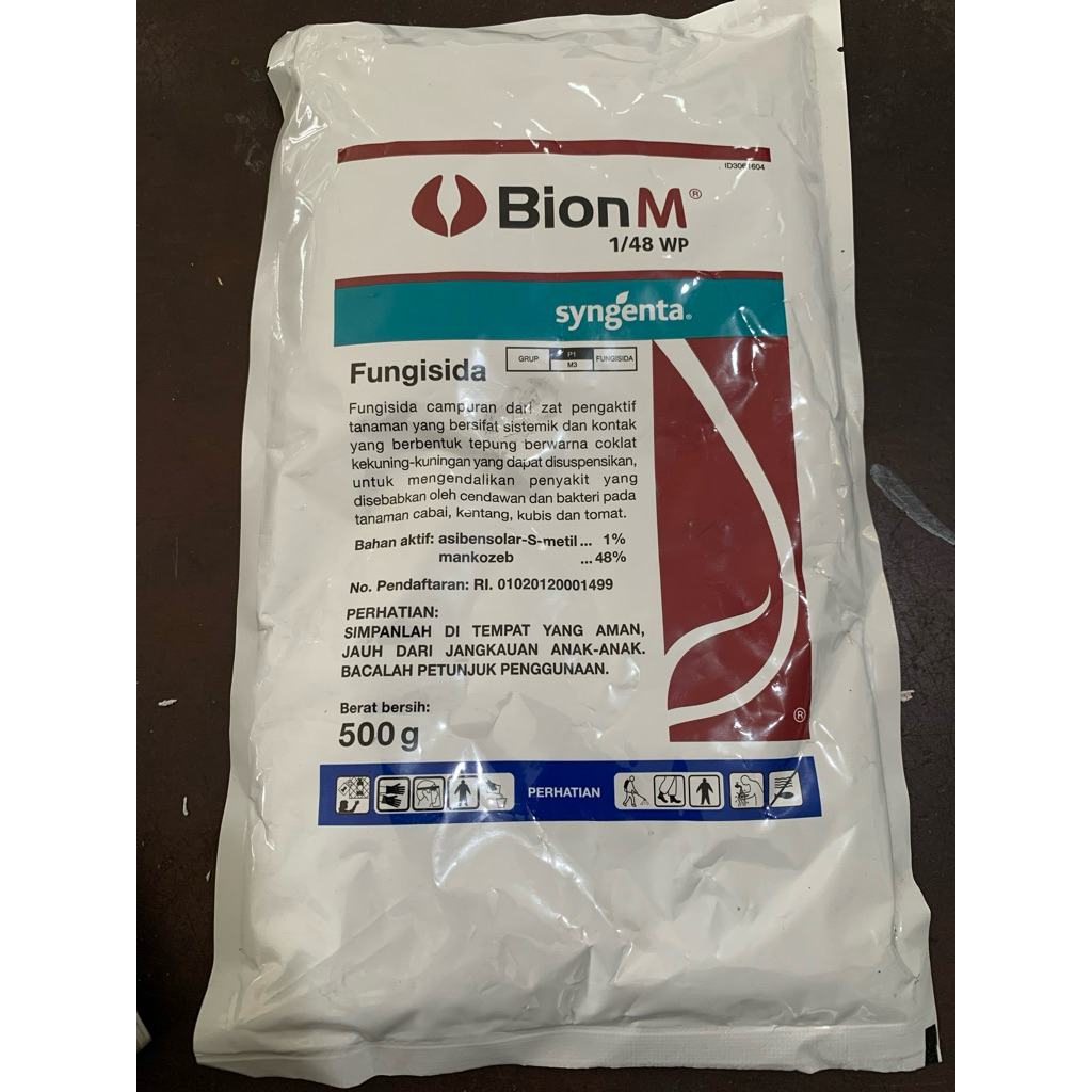 BION M 500GR ORIGINAL ASLI 100% fungisida untuk busuk daun tanaman