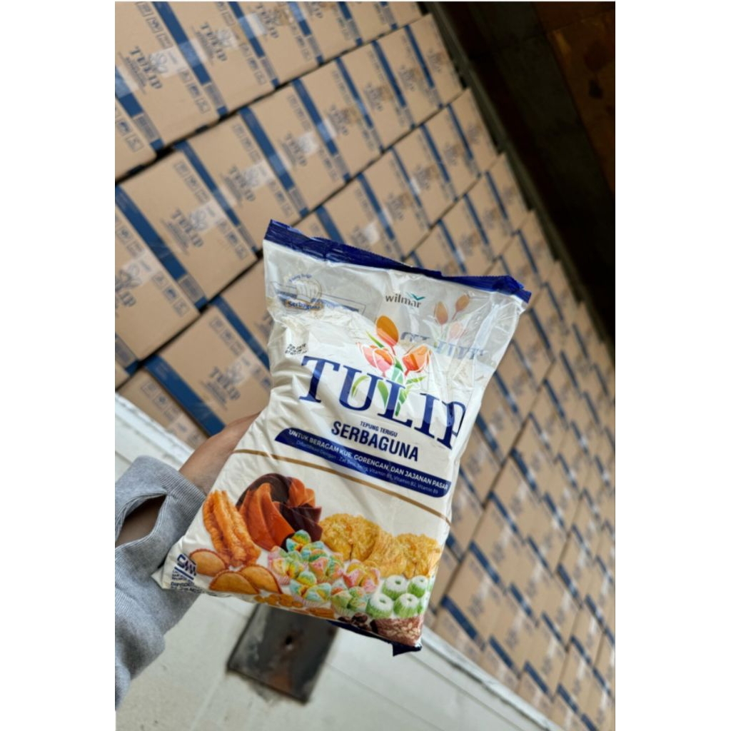 

Terigu untuk gorengan atau baking 1 kg Tulip serbaguna