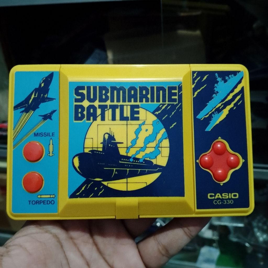 GIMBOT CASIO SUBMARIME BATTLE 1985 kondisi sangat bersih tetapi perlu ganti polaris